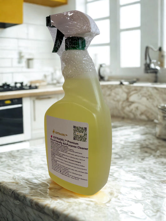 EXTRADEL™ Premium 32 oz Eco-Friendly All-Purpose Cleaner, Plant-Based, Essential Oil Scent, Biodegradable Multi-Surface Spray